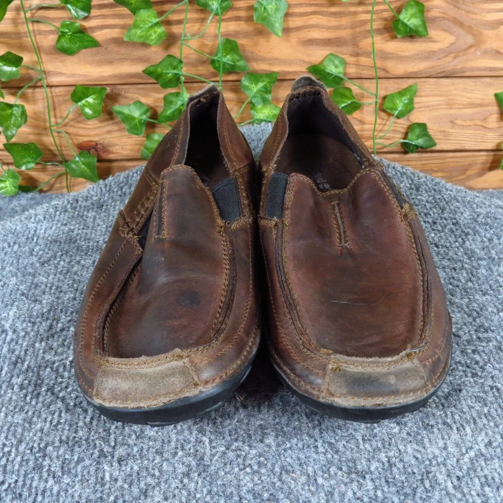 Timberland Mt. Kisco Mens Slip On Loafer Size 8‎ Casual Walking Brown Leather